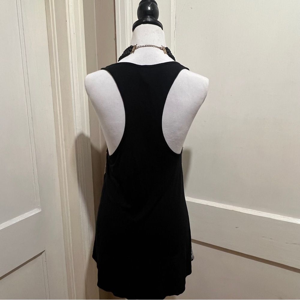Bella D. Sheer Front Racer back Tank Women's Medium - Picture 8 of 12